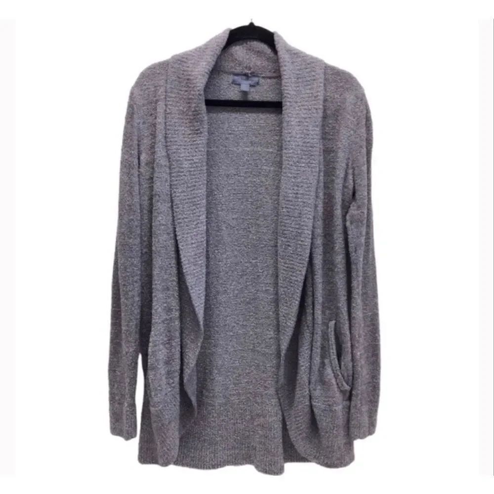 Barefoot Dreams Cozy chic Lite Circle Open Cardigan Sweater Women's L/XL